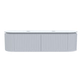 Parisi Abbraccio 1800 Wall Cabinet Matt White with Porcelain Top